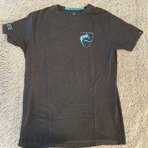 Alphalete blue and gray performance t-shirt